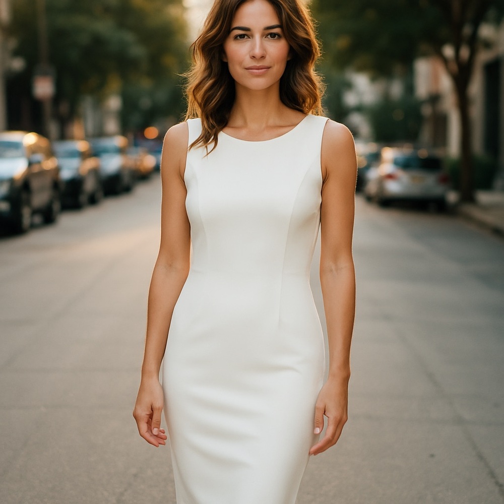 Lulus | White Sleeveless Dress for Women Size Small - Picture 3 of 12